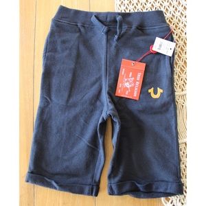 True Religion Boys Rolled Hem Shorts NWT 6